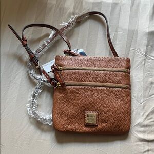 Dooney & Bourke Tan Leather Crossbody